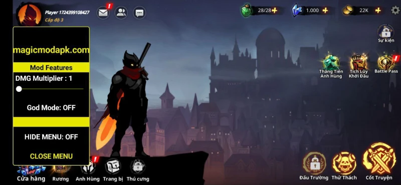 Shadow Knight MOD APK